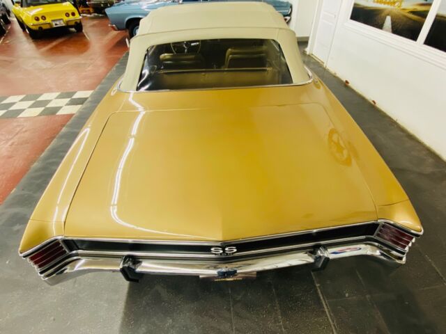 1967 Gold Chevrolet Chevelle Convertible