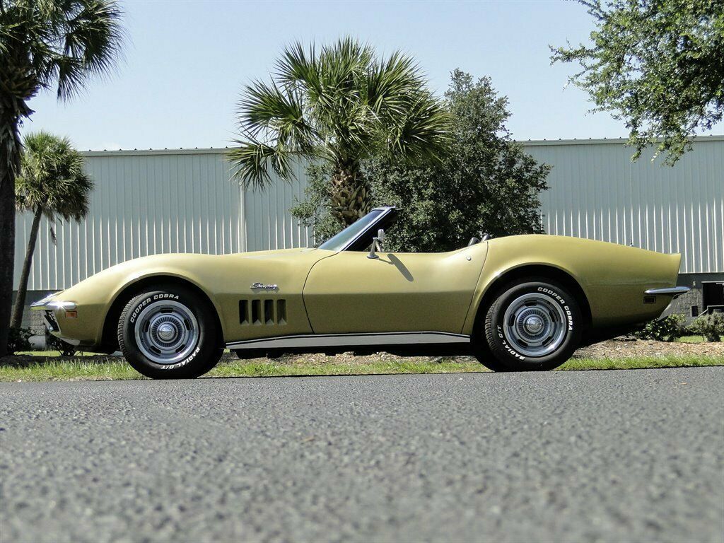 1969 Gold Chevrolet Corvette Stingray