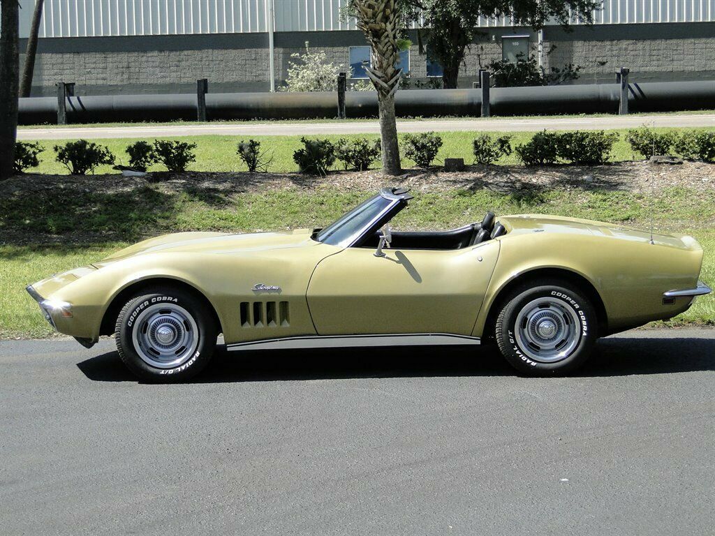 1969 Gold Chevrolet Corvette Stingray
