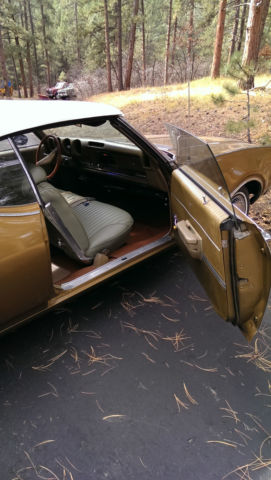 1969 Gold Oldsmobile Cutlass Convertible
