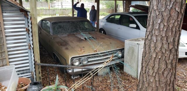1969 Gold Ford Torino --