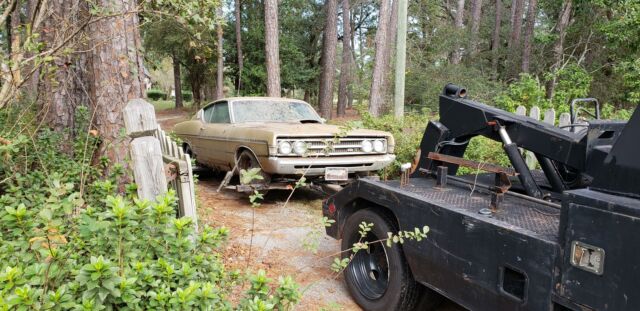 1969 Gold Ford Torino --