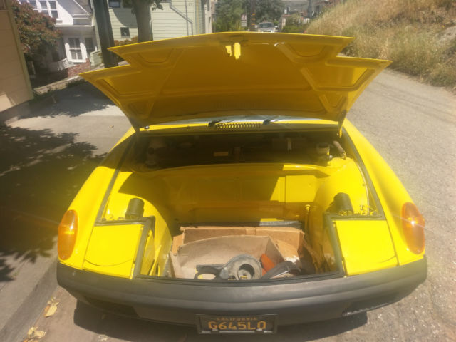 1971 Yellow Porsche 914 Targa
