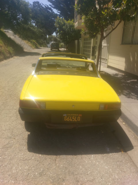 1971 Yellow Porsche 914 Targa
