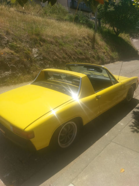 1971 Yellow Porsche 914 Targa