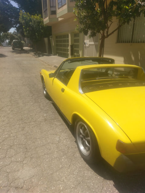 1971 Yellow Porsche 914 Targa