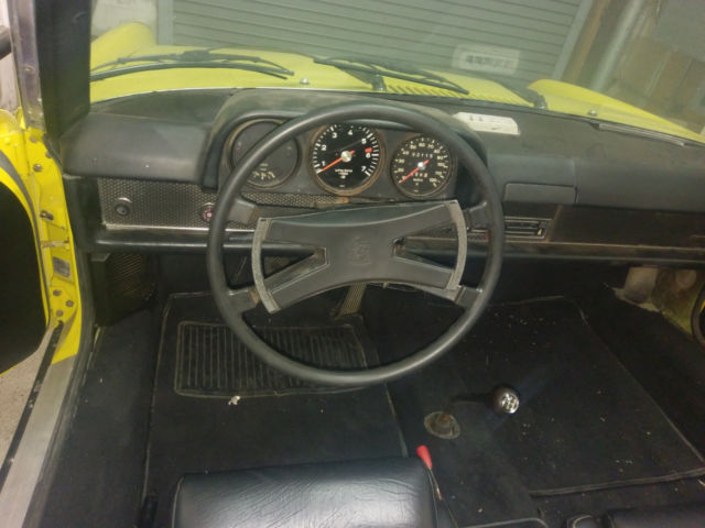 1971 Yellow Porsche 914 Targa