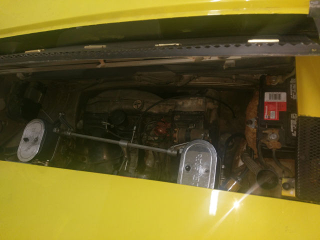 1971 Yellow Porsche 914 Targa