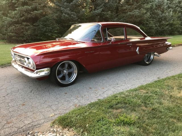 1960 Red Chevrolet Impala Sedan