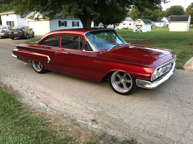 1960 Red Chevrolet Impala Sedan