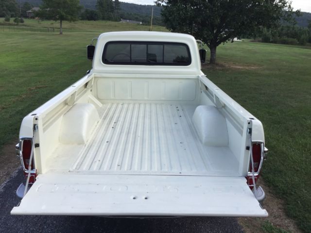 1970 Red & White Ford F-250 Standard Cab Pickup