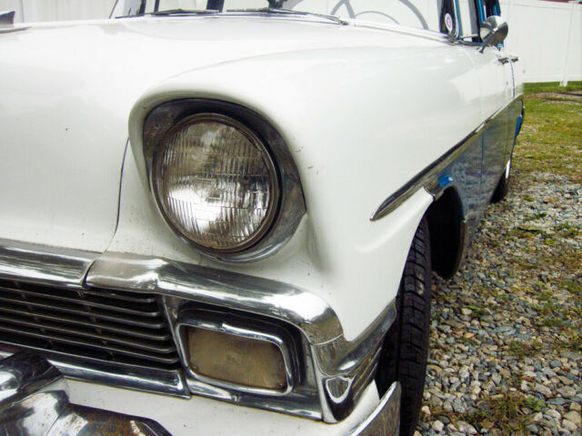 1956 Blue/White Chevrolet Bel Air/150/210 Sedan