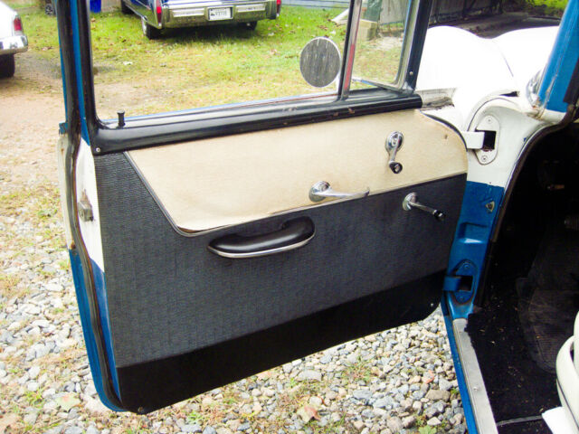 1956 Blue/White Chevrolet Bel Air/150/210 Sedan