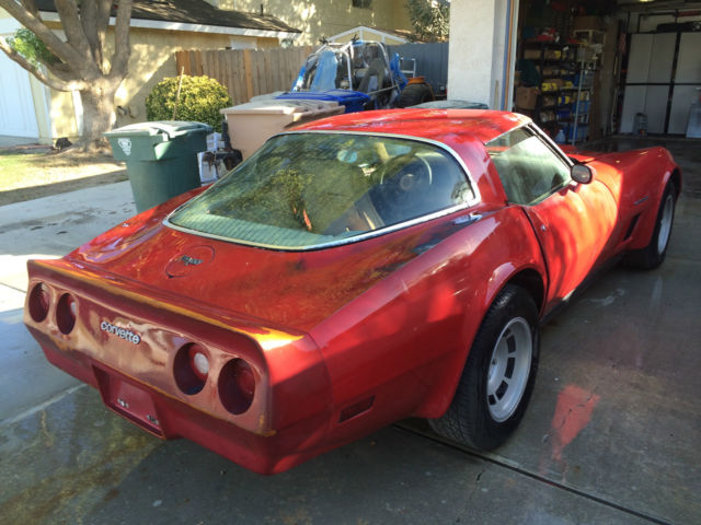 1982 Tan Chevrolet Corvette