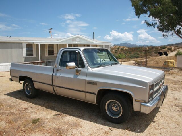 1984 silver Chevrolet C-10