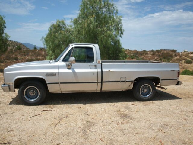 1984 silver Chevrolet C-10