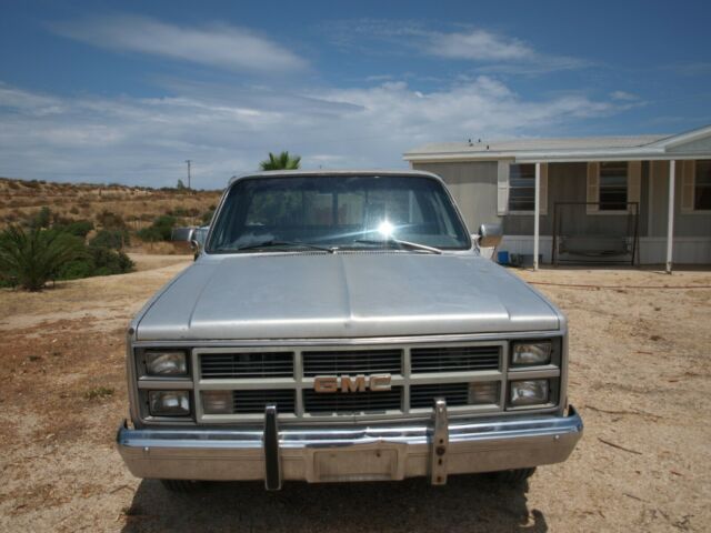 1984 silver Chevrolet C-10
