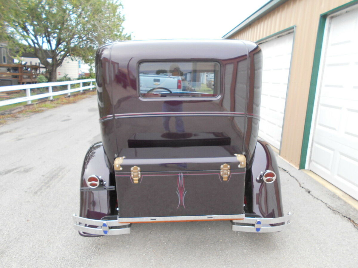 1930 Black Cherry Ford Tudor Sedan