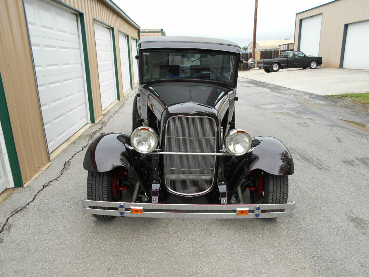 1930 Black Cherry Ford Tudor Sedan