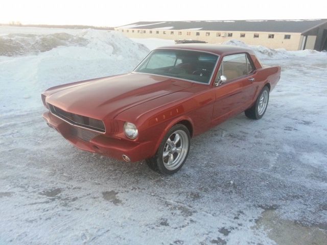 1966 Orange Ford Mustang Coupe