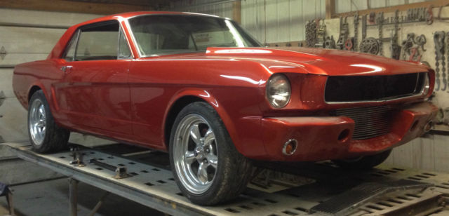 1966 Orange Ford Mustang Coupe