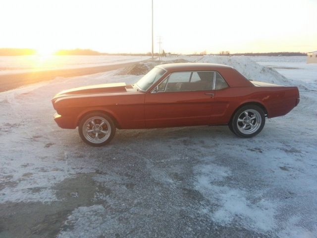 1966 Orange Ford Mustang Coupe