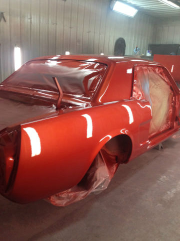 1966 Orange Ford Mustang Coupe