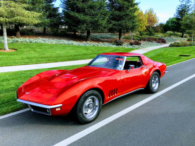 1968 Red Chevrolet Corvette Coupe