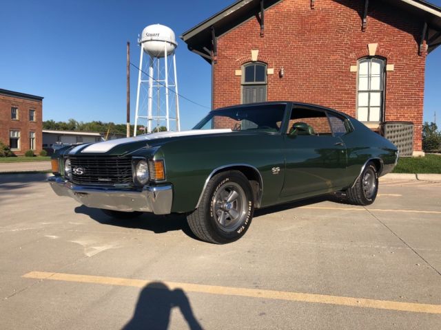 1972 Green Chevrolet Chevelle Coupe