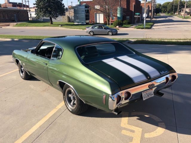 1972 Green Chevrolet Chevelle Coupe