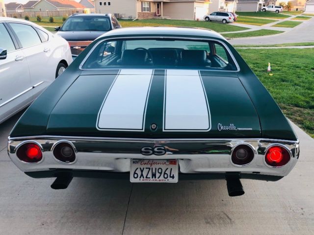 1972 Green Chevrolet Chevelle Coupe