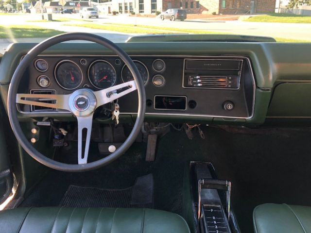 1972 Green Chevrolet Chevelle Coupe