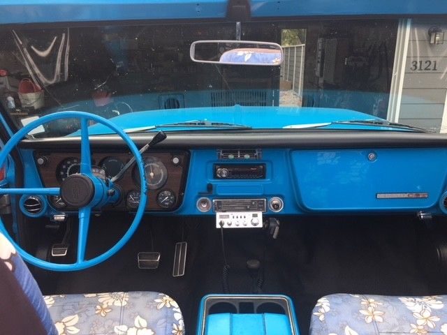 1972 Blue Chevrolet Blazer