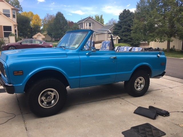1972 Blue Chevrolet Blazer