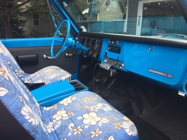 1972 Blue Chevrolet Blazer