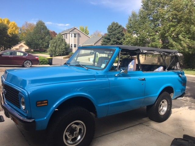 1972 Blue Chevrolet Blazer