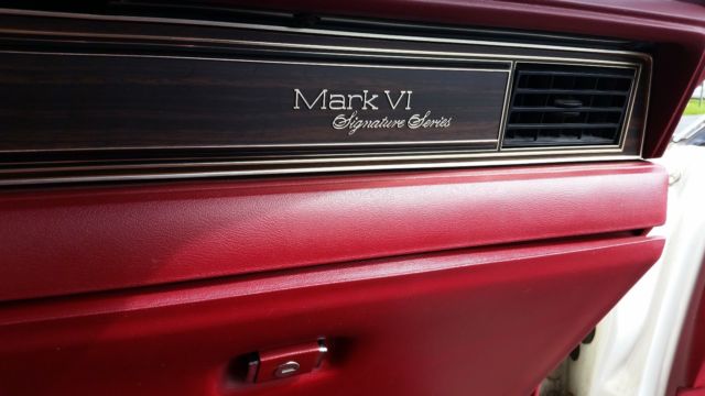 1983 White Lincoln Mark Series Coupe