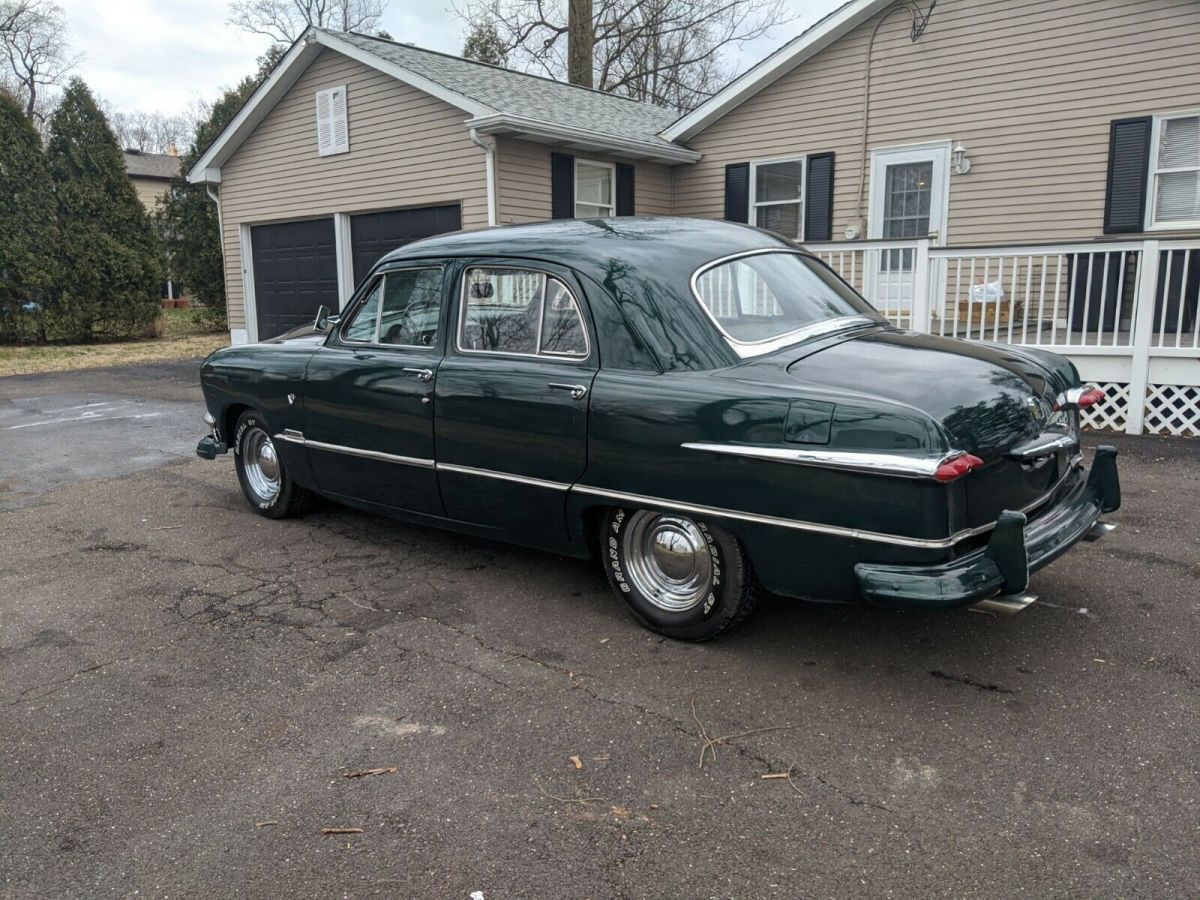 1951 Green Ford Deluxe Sedan