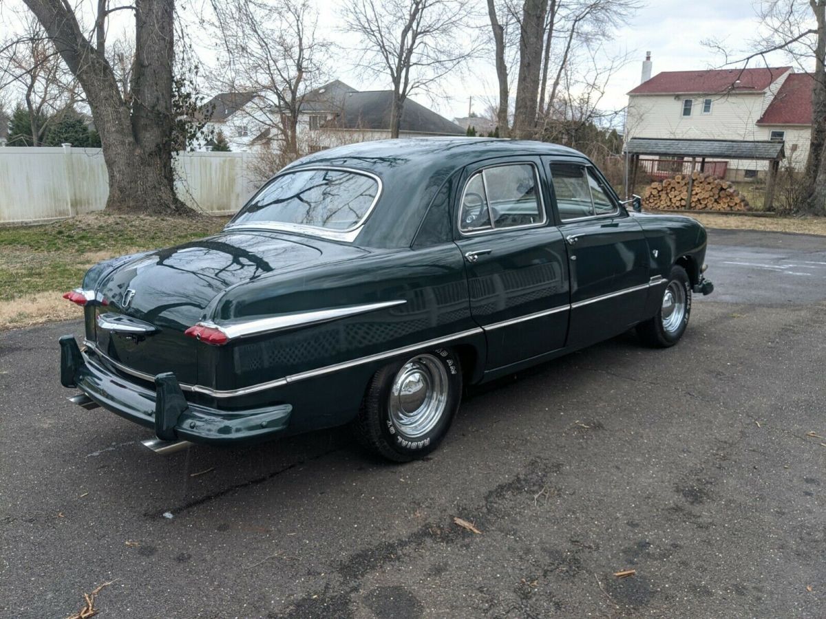 1951 Green Ford Deluxe Sedan