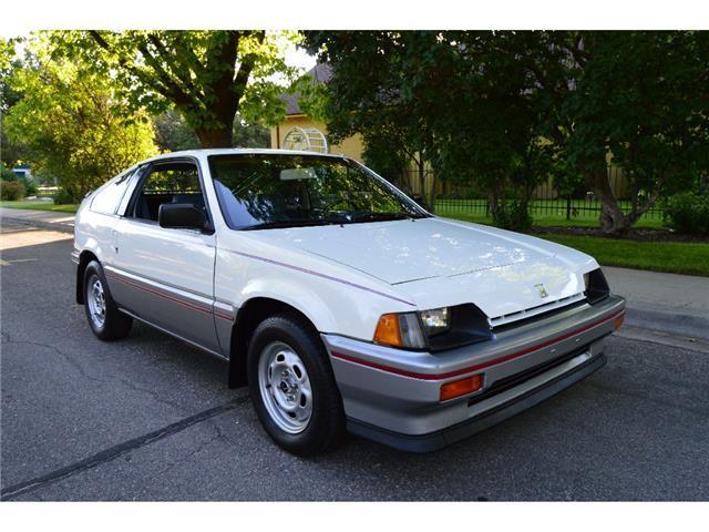 1984 White Honda Civic CRX 2 Door Hatchback