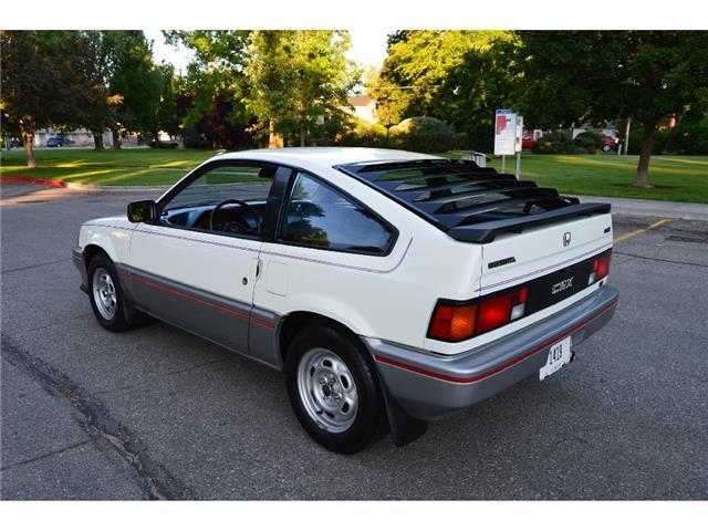 1984 White Honda Civic CRX 2 Door Hatchback