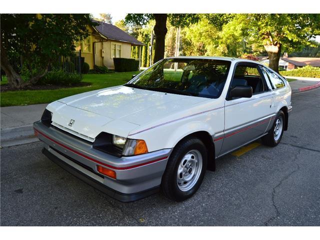 1984 White Honda Civic CRX 2 Door Hatchback