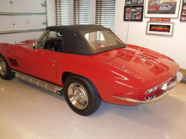 1967 Red Chevrolet Corvette Convertible
