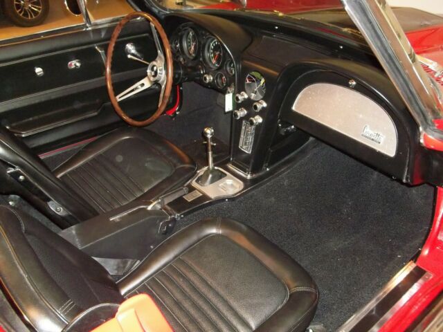 1967 Red Chevrolet Corvette Convertible