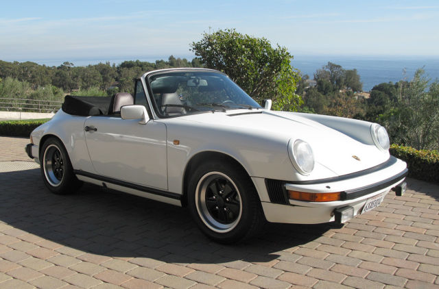 1983 White Porsche 911 Convertible