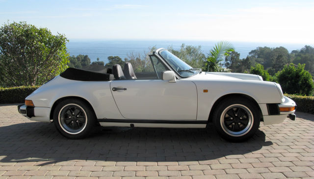 1983 White Porsche 911 Convertible