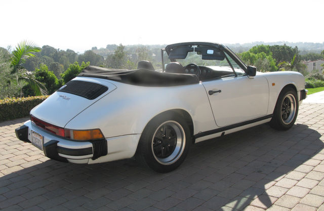 1983 White Porsche 911 Convertible