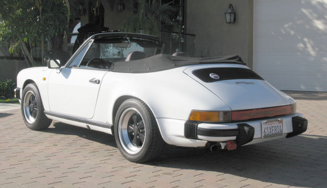1983 White Porsche 911 Convertible