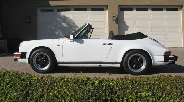 1983 White Porsche 911 Convertible