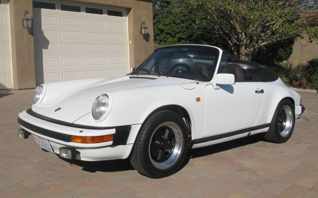 1983 White Porsche 911 Convertible